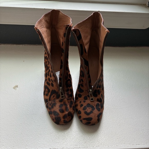 Madewell Leopard Print Ankle Boots - Picture 3 of 9